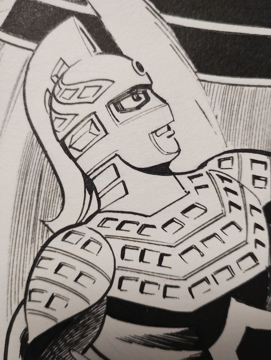 桑田次郎直筆原稿「ウルトラセブン」　６ページ
