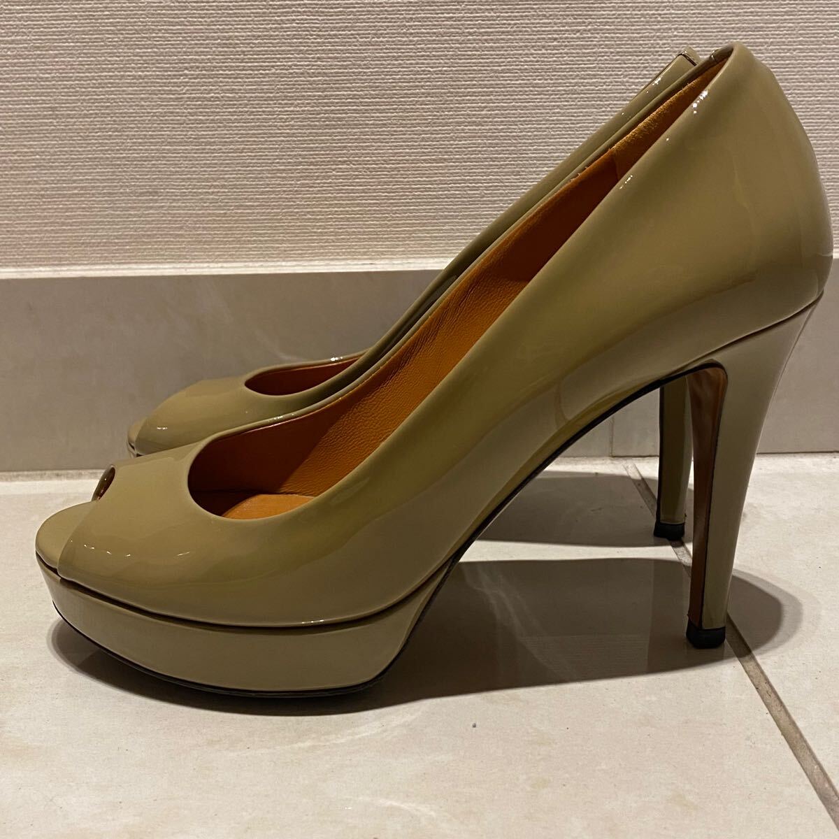GUCCI グッチ オープントゥ 23cm パンプス ピンヒール|Yahoo GUCCI グッチ オープントゥ 23cm パンプス ピンヒール|Yahoo
