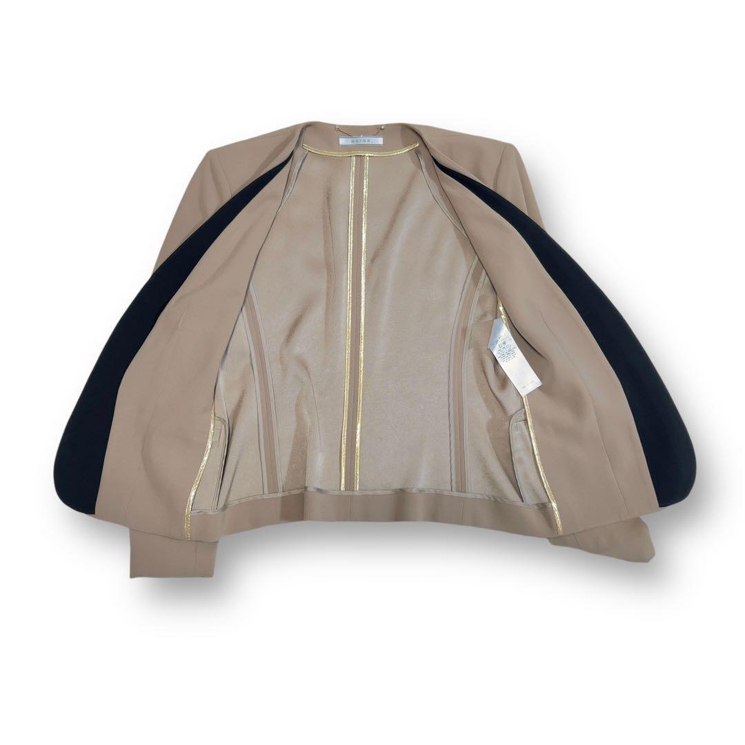 現行モデル】ベイジ BEIGE セットアップスーツ ベージュ×黒 現行モデル】ベイジ BEIGE セットアップスーツ ベージュ×黒