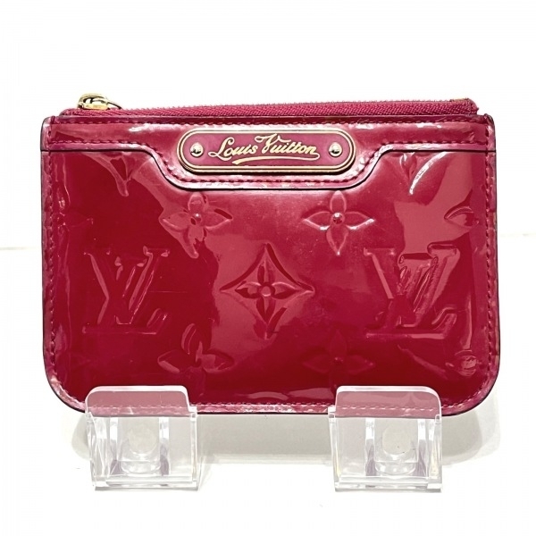 ルイヴィトン LOUIS VUITTON コインケース M93559 ポシェットクレNM レザー ポムダムール キーリング付き SN1145 財布 ヴェルニ