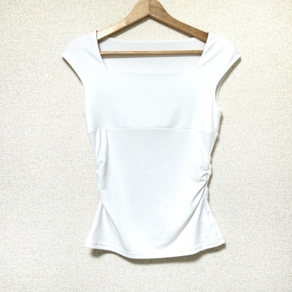 フォクシーニューヨーク FOXEY NEW YORK ノースリーブカットソー サイズ38 M - 白 レディース クルーネック トップス