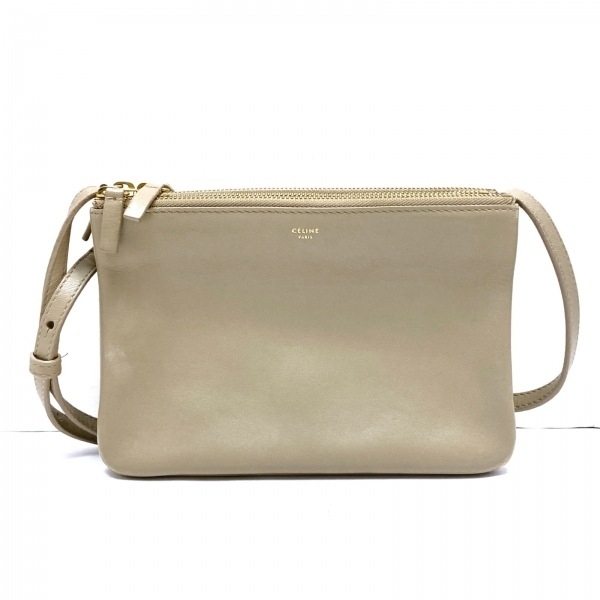 セリーヌ CELINE ショルダーバッグ 165113ETA.02BG トリオ レザー ベージュ バッグ