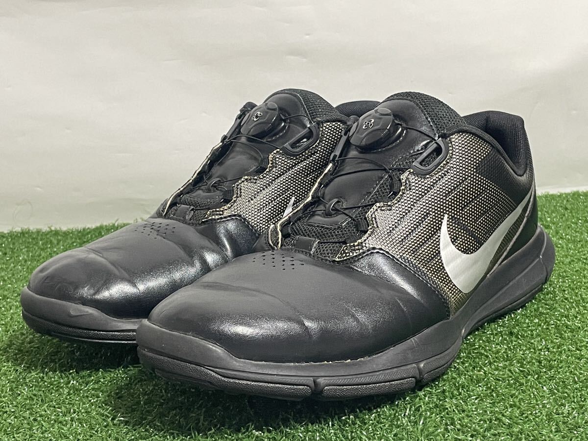 NIKE GOLF ナイキ ゴルフ EXPLORER BOA エクスプローラー ボア 27.5cm メンズスパイクレスゴルフシューズ ブラック