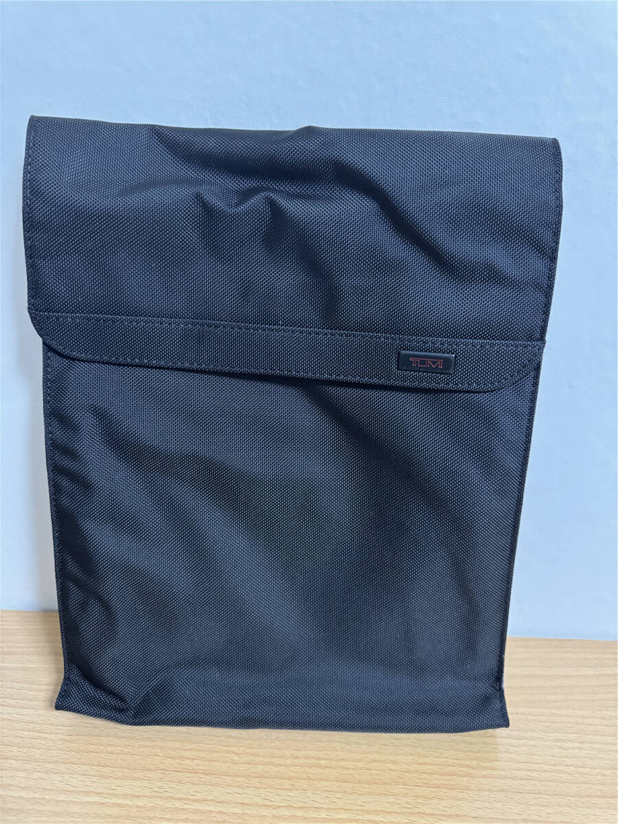 レア●新品同様●TUMI Alpha Laptop Cover ラップトップカバー 15インチ収納 クラッチバッグ バリスティックナイロン キャリーハンドル付