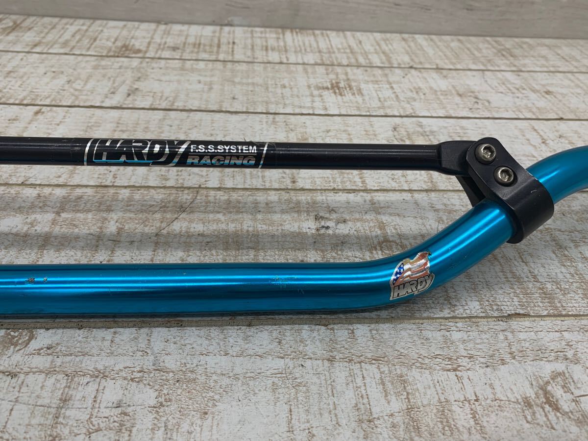 HARDY MXハンドルバータイプⅡ プロ FSSシステム 外径22.2mm アルミハンドル オフロード ブルー_画像2