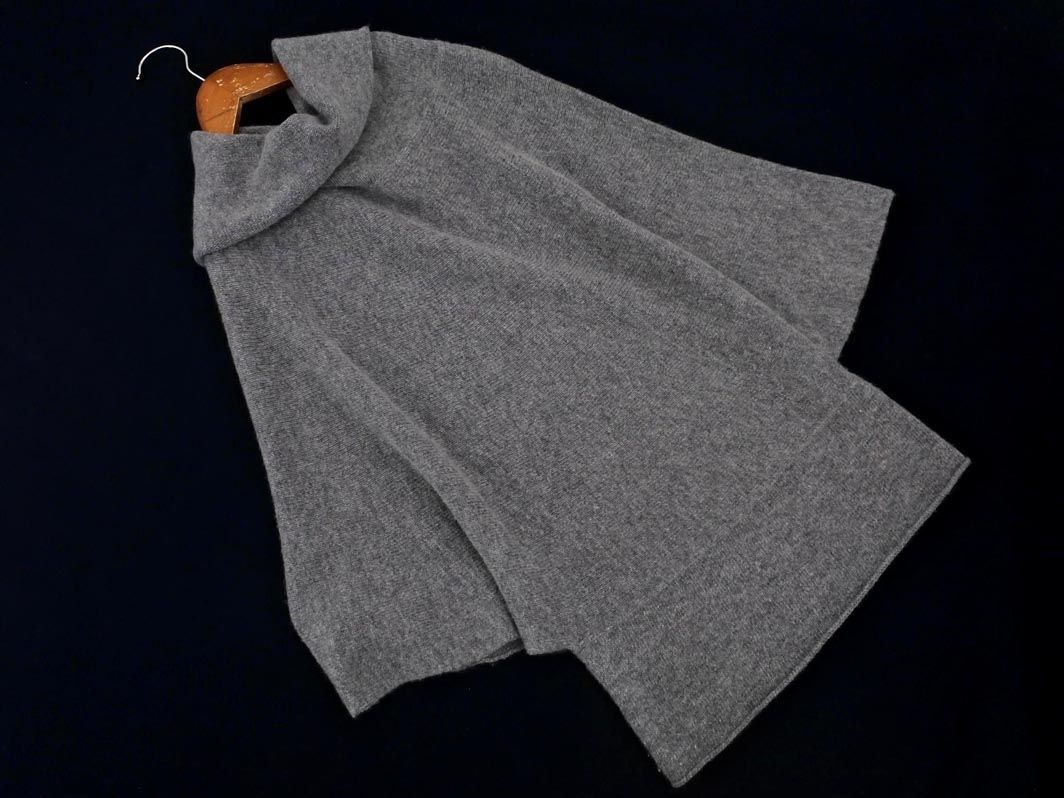 CIVIDINI チヴィディーニ カシミヤ混 タートルネック ドルマン ニット セーター size44/グレー ◇■ ☆ eja1 レディース