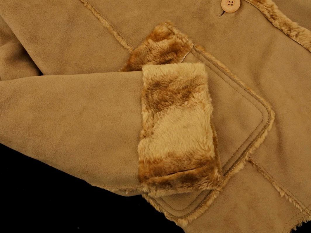 Pao?de?lo パオデロ ムートン調(diào) フーディー ジャケット size2/ベージュ ◆■ ☆ eid0 レディース