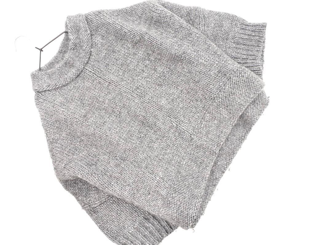 PAULE KA ポールカ アルパカ混 ワイド幅 ニット セーター sizeM/グレー ◇■ ☆ eid0 レディース