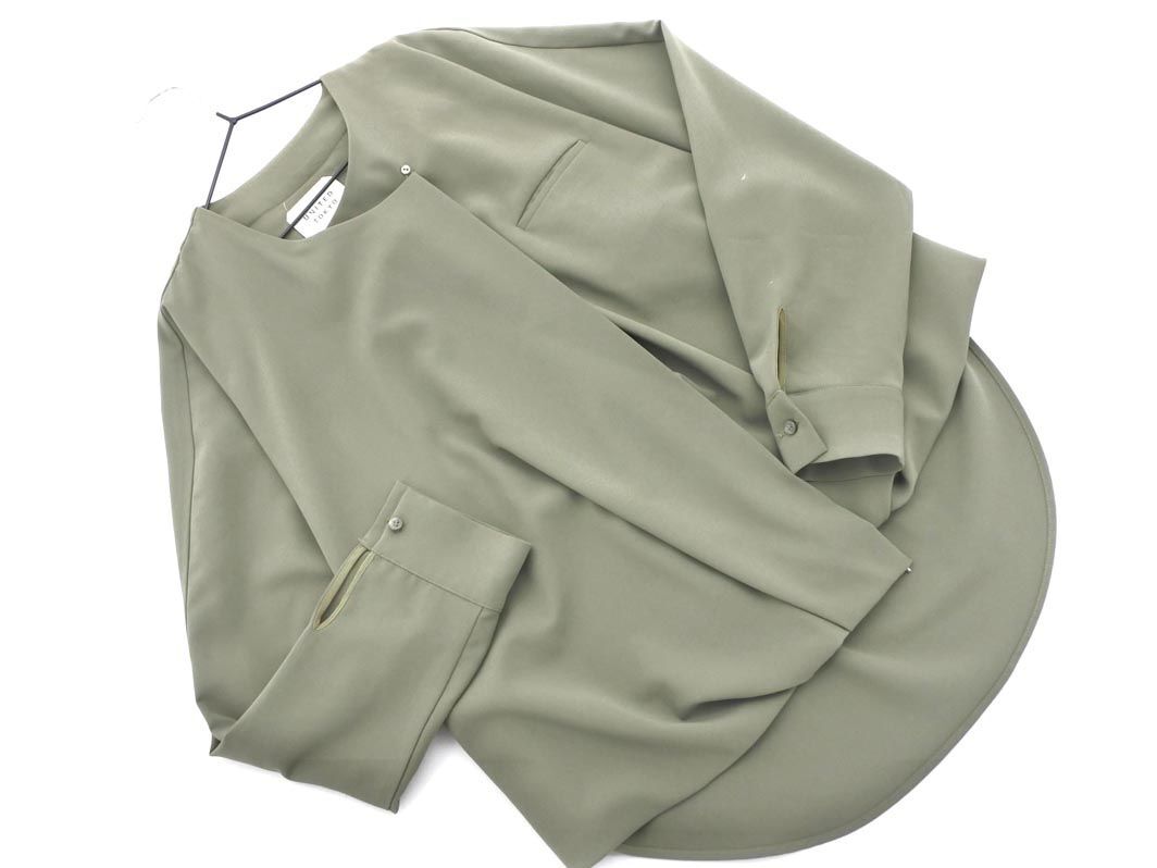 UNITED TOKYO ユナイテッドトウキョウ マルチウェイ カシュクール ブラウス シャツ size1/カーキ ◇■ ☆ eja1 レディース