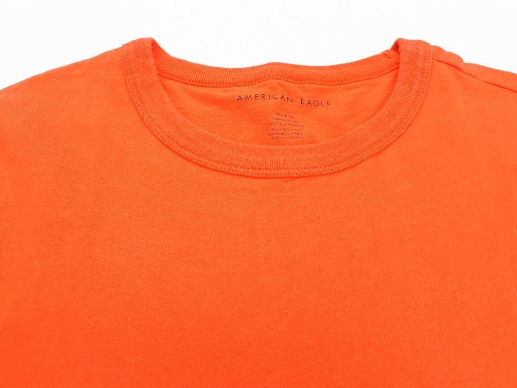 AMERICAN EAGLE アメリカンイーグル 長(zhǎng)袖 カットソー sizeM/オレンジ ◇■ ☆ eja2 メンズ