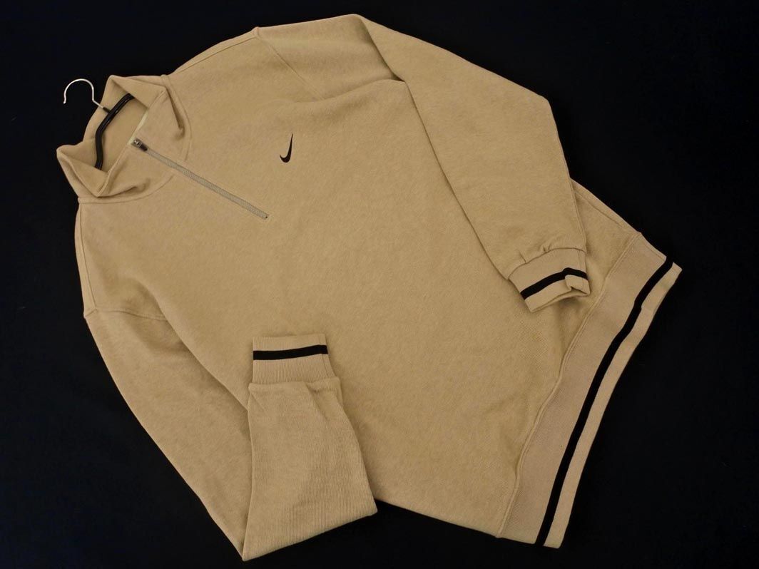 NIKE GOLF ナイキ ゴルフ ハーフジップ ニット セーター sizeXL/ベージュ ◇■ ☆ eja4 メンズ