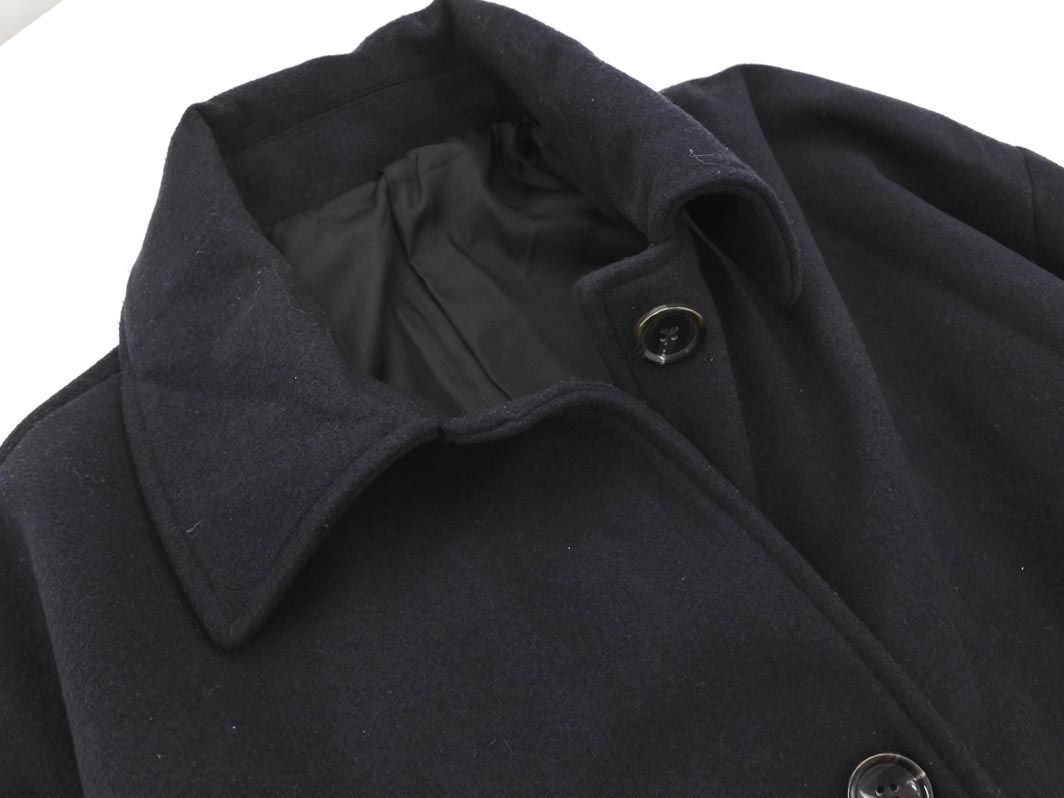 Heather ヘザー ステンカラー コート sizeM/紺 ◆■ ☆ eja4 レディース