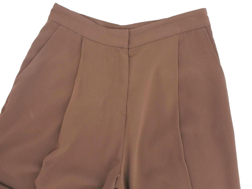 NATURAL BEAUTY BASIC ナチュラルビューティーベーシック ワイド パンツ sizeM/茶 ■■ ☆ eja9 レディース