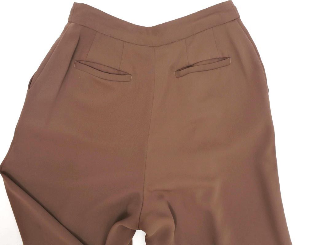 NATURAL BEAUTY BASIC ナチュラルビューティーベーシック ワイド パンツ sizeM/茶 ■■ ☆ eja9 レディース