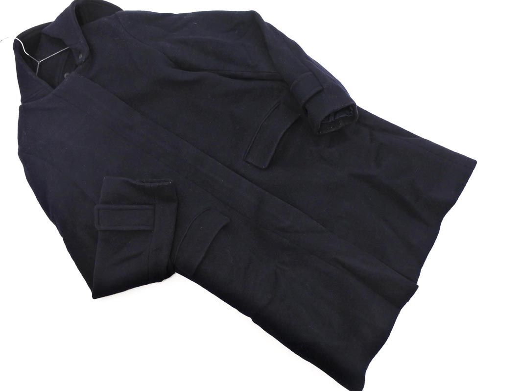 apart by lowrys アパートバイローリーズ ウール混 2WAY フーディ コート sizeM/濃紺 ◆■ ☆ eja9 レディース