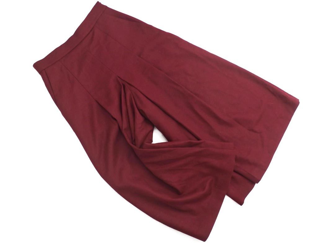 DRESSTERIOR ドレステリア ウール混 ガウチョ パンツ size38/えんじ ◇■ ☆ ejb1 レディース