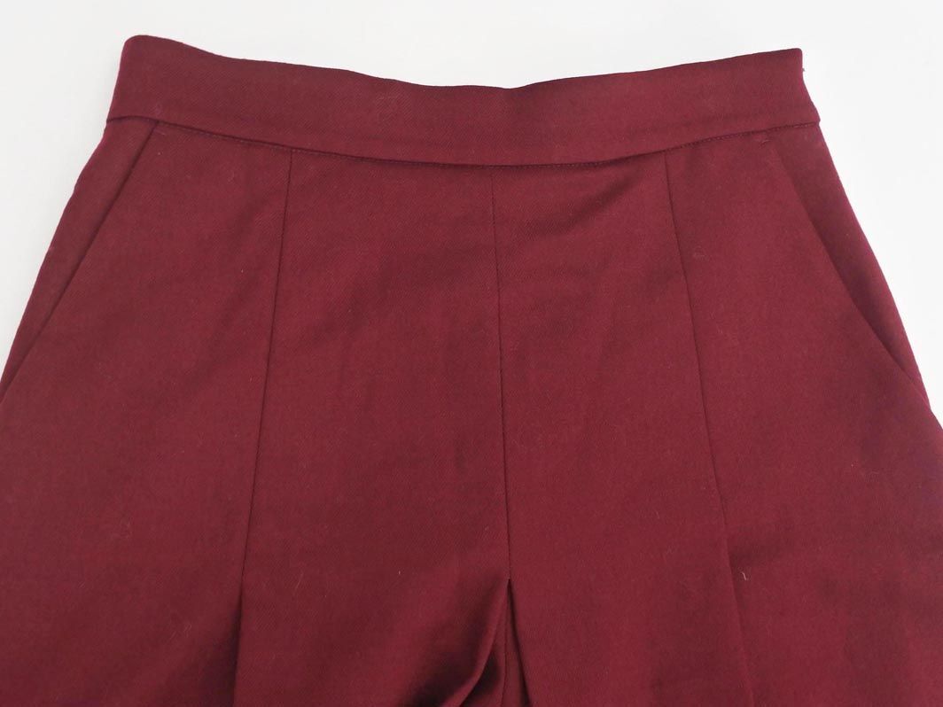 DRESSTERIOR ドレステリア ウール混 ガウチョ パンツ size38/えんじ ◇■ ☆ ejb1 レディース