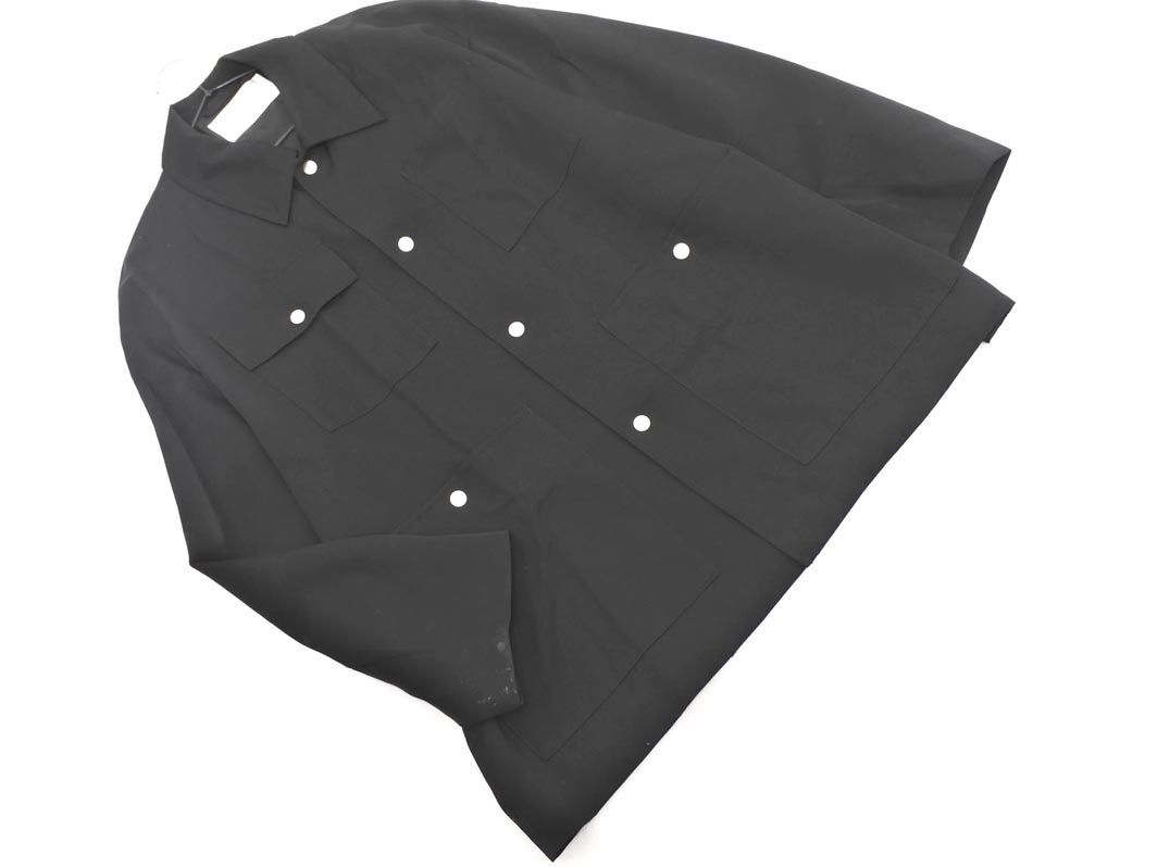 ステュディオス CITY シティ ウール100% カバーオール ジャケット size2/黒 ◇■ ☆ ejb0 メンズ