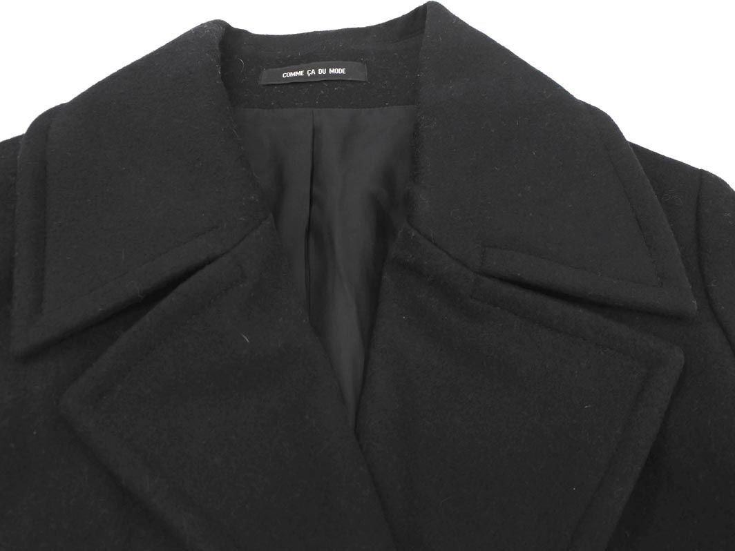 COMME CA DU MODE コム サ デ モード ウール混 ジャケット size11/黒 ◇■ ☆ ejb0 レディース