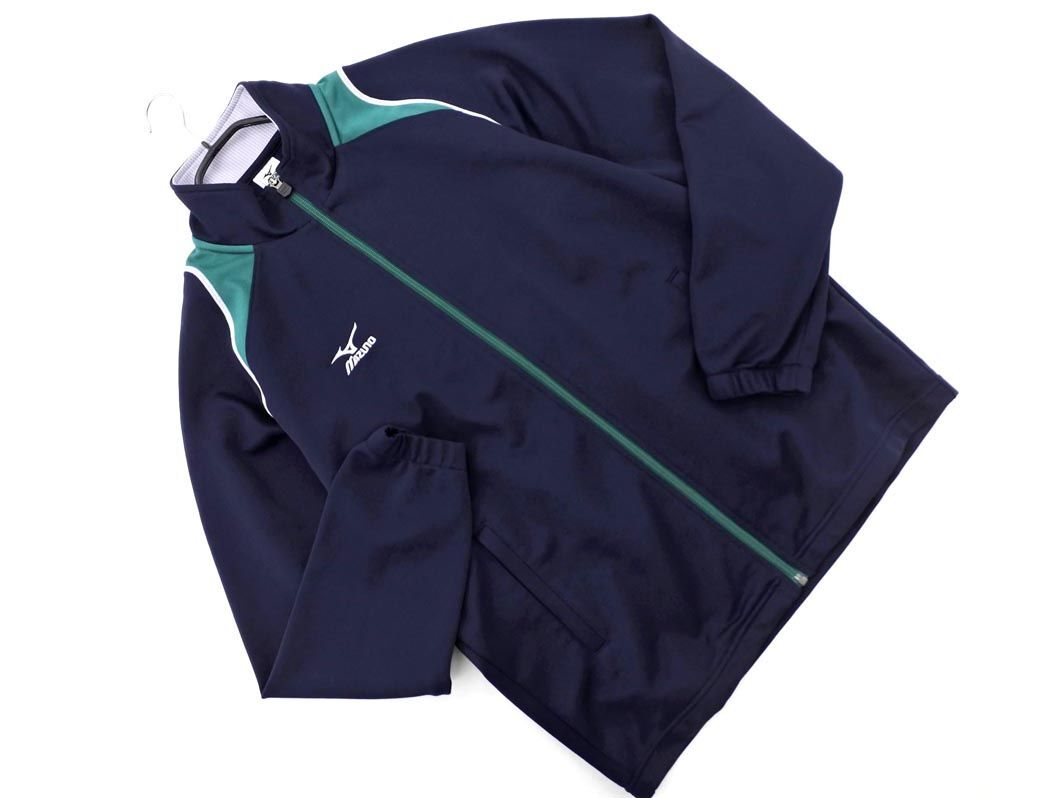 MIZUNO ミズノ トラック ジャケット sizeS/紺ｘ緑 ◇■ ☆ ejb0 メンズ