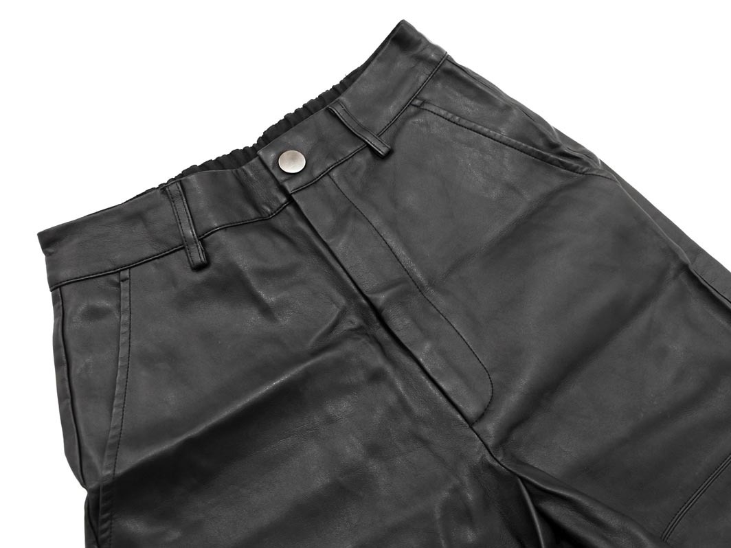 JEANASIS Jeanasis искусственная кожа шорты sizeS/ чёрный *# * ejb5 женский 
