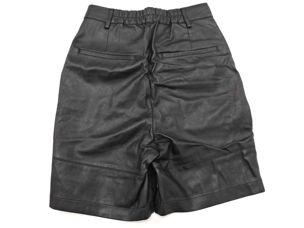JEANASIS Jeanasis искусственная кожа шорты sizeS/ чёрный *# * ejb5 женский 