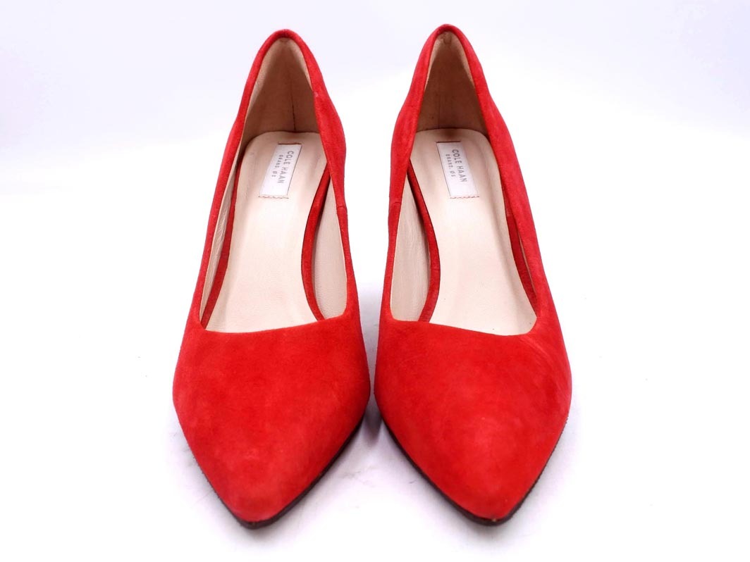 COLE HAAN コールハーン ハイヒール パンプス size5B/赤 ■■ ☆ ejb5 レディース