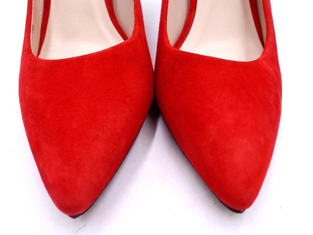 COLE HAAN コールハーン ハイヒール パンプス size5B/赤 ■■ ☆ ejb5 レディース
