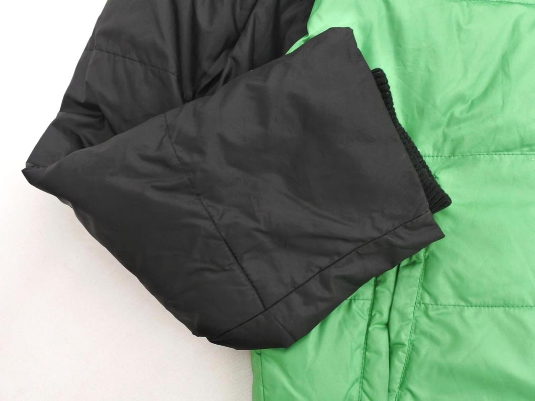 FILA フィラ 2WAY バイカラー ダウン ジャケット sizeM/黒ｘ緑 ◆■ ☆ ejb8 メンズ