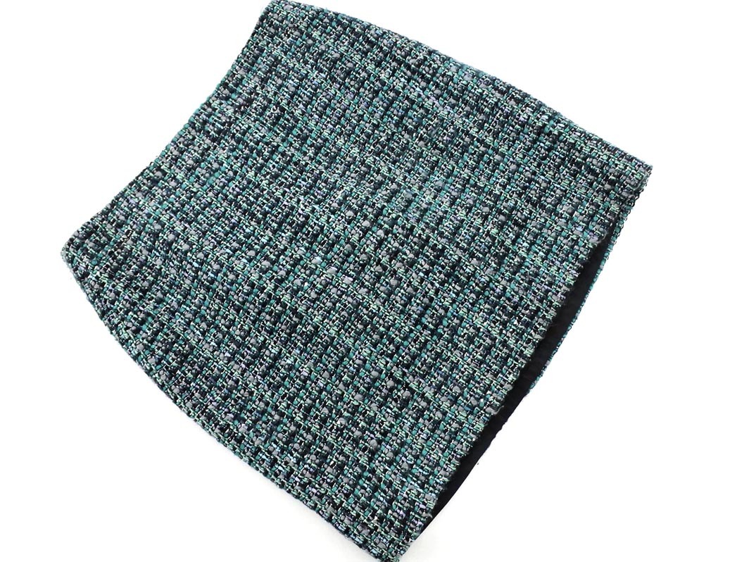 J.CREW ジェイクルー ツイード タイト スカート size6/黒ｘ緑 ◇■ ☆ ejb8 レディース