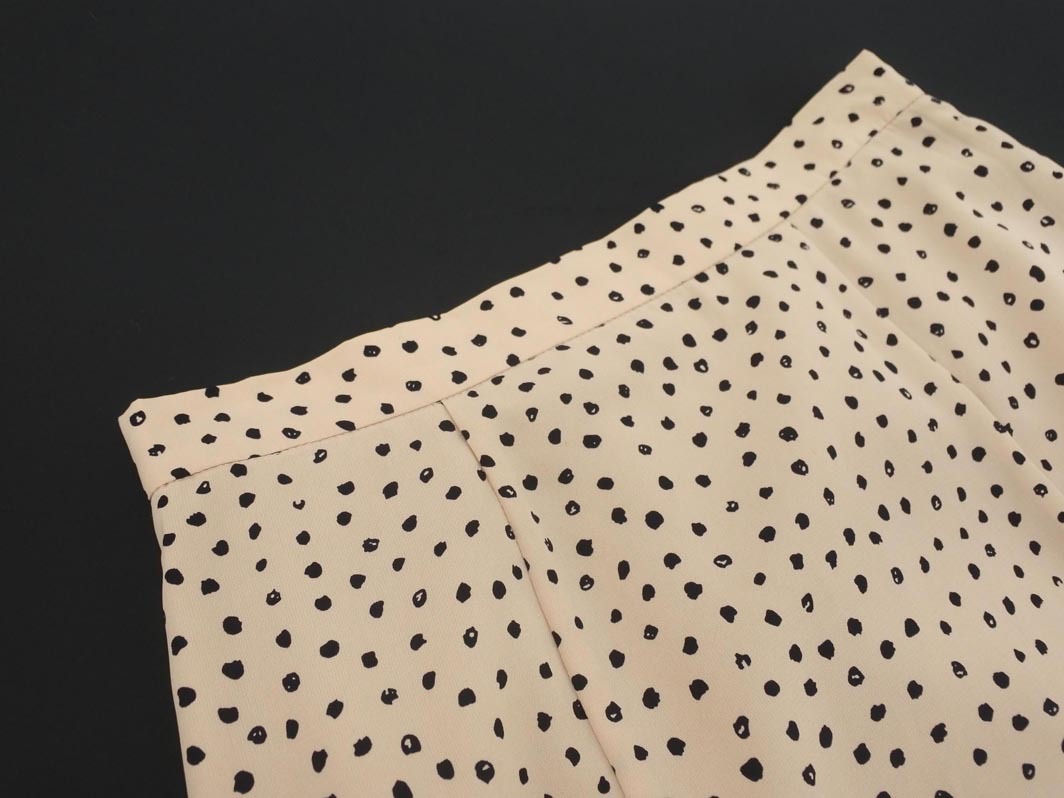 MICHEL KLEIN ミッシェルクラン 総柄 ロング スカート size38/ベージュ ■■ ☆ ejc1 レディース