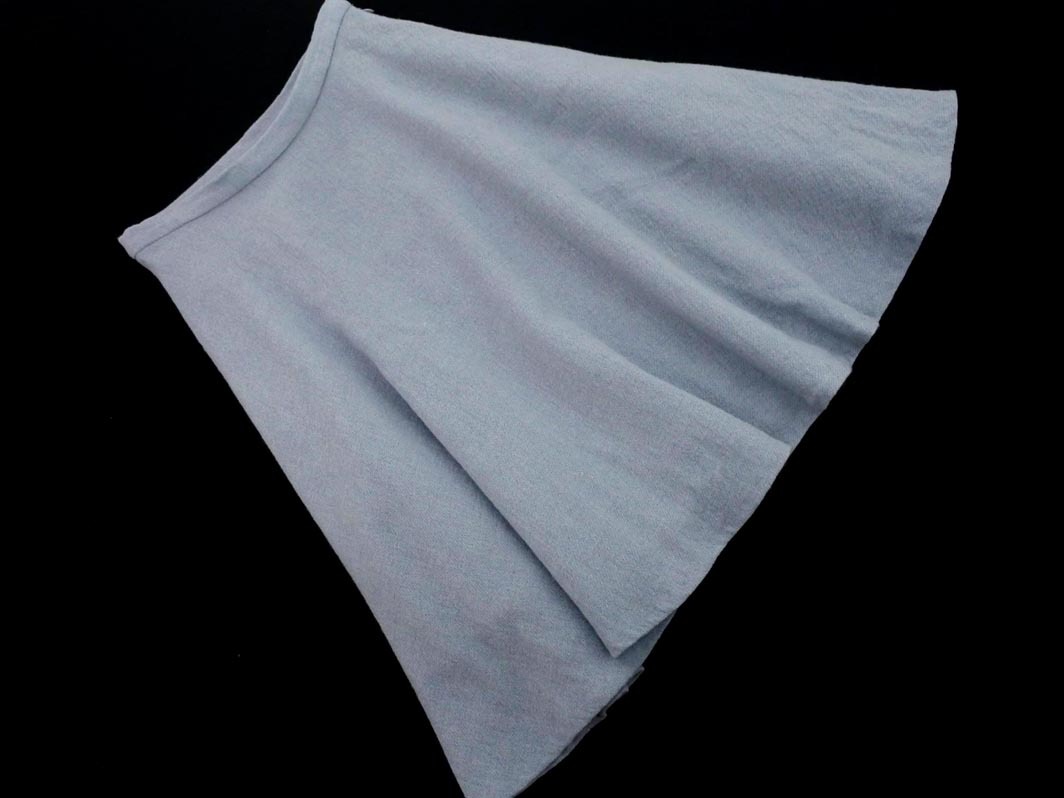 SLOBE IENA スローブイエナ ウール混 フレア スカート size38/青 ◇■ ☆ ejc2 レディース