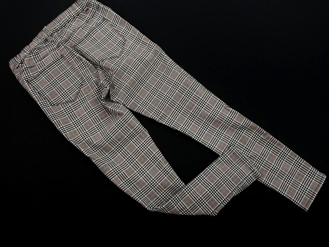 RODEO CROWNS ロデオクラウンズ 里起毛 チェック スキニー パンツ sizeS/グレー ◇■ ☆ ejc2 レディース