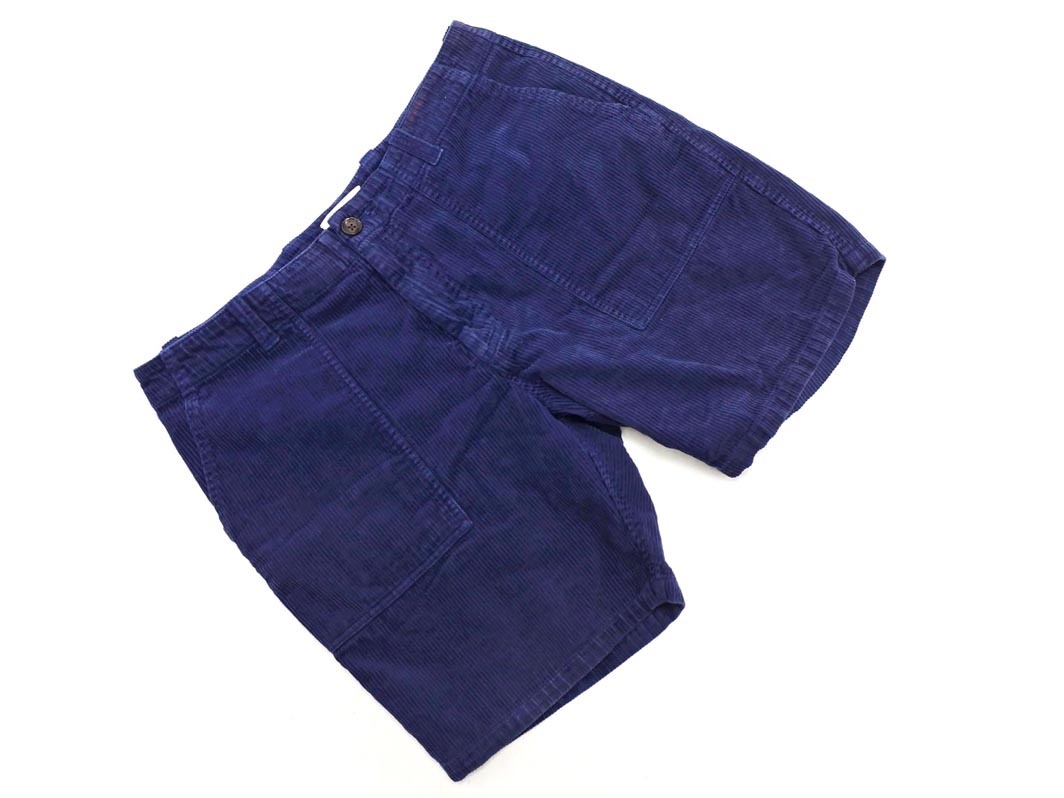 Saturdays NYC サタデーズニューヨークシティ コーデュロイ ショート パンツ size32/紺 ◇■ ☆ ejc4 メンズ