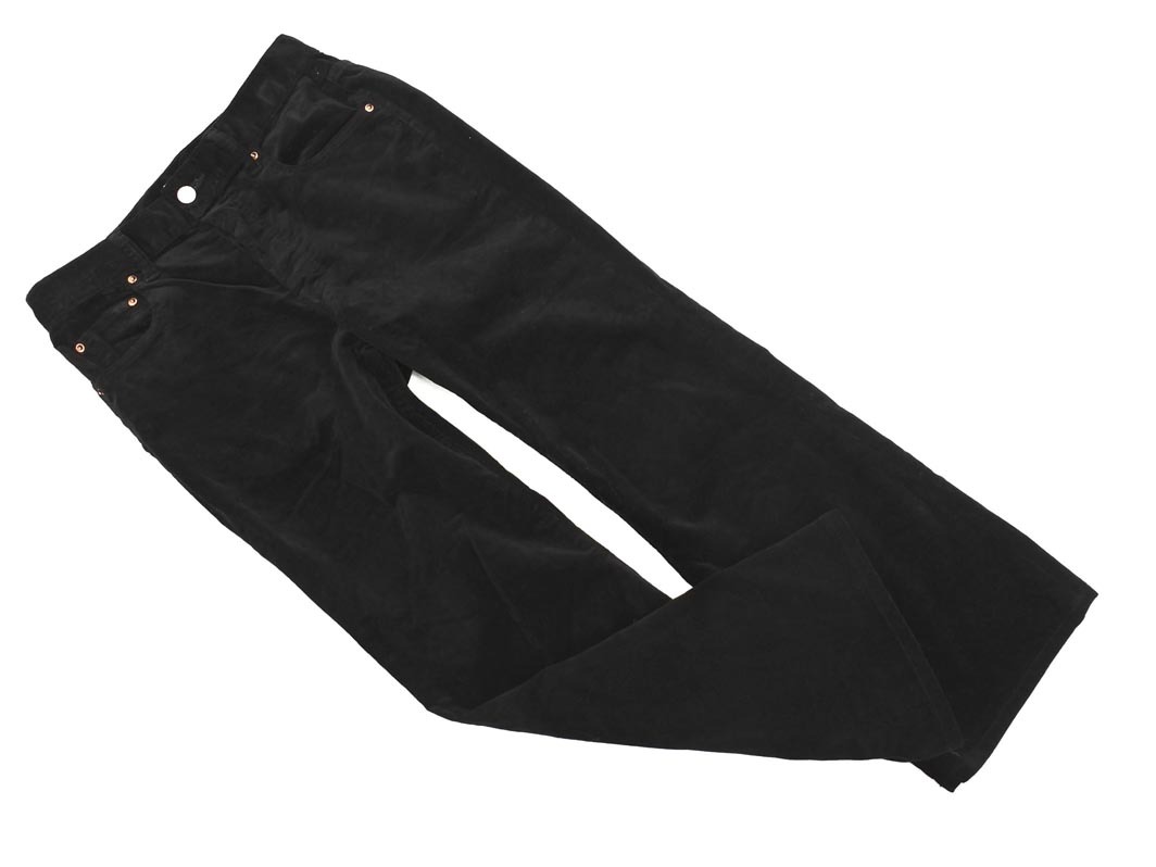 JOURNAL STANDARD relume ジャーナルスタンダードレリューム コーデュロイ ボタンフライ パンツ size38/黒 ◇■ ☆ ejc4 レディース
