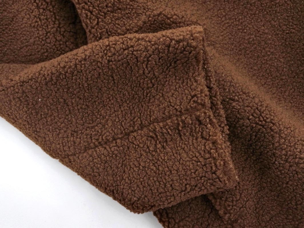 PLST プラステ テディベアコート ボア コート sizeS/ブラウン ◆■◎ ☆ ejc2 レディース