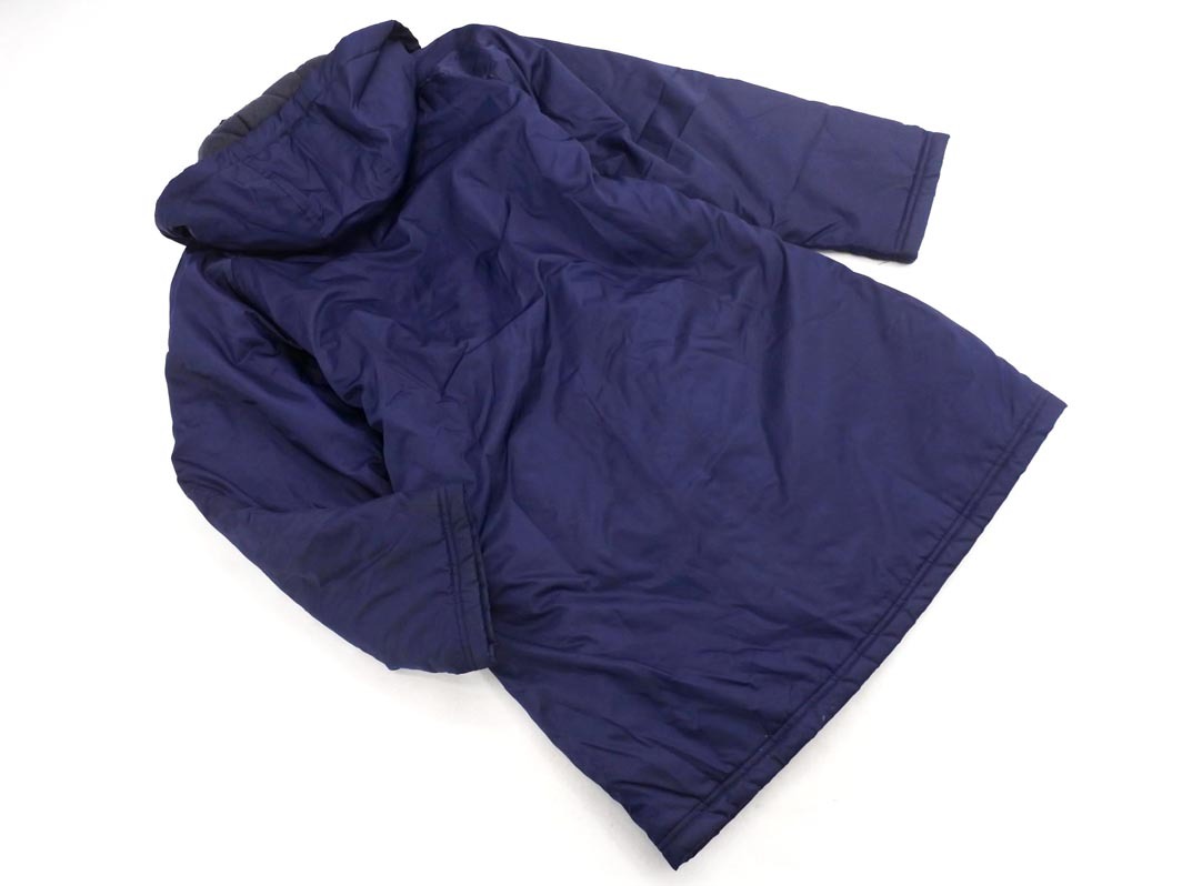 Champion チャンピオン 2WAY 中綿 ロゴ ベンチ コート 150cm 紺 ◆■ ☆ ejd0 子供服