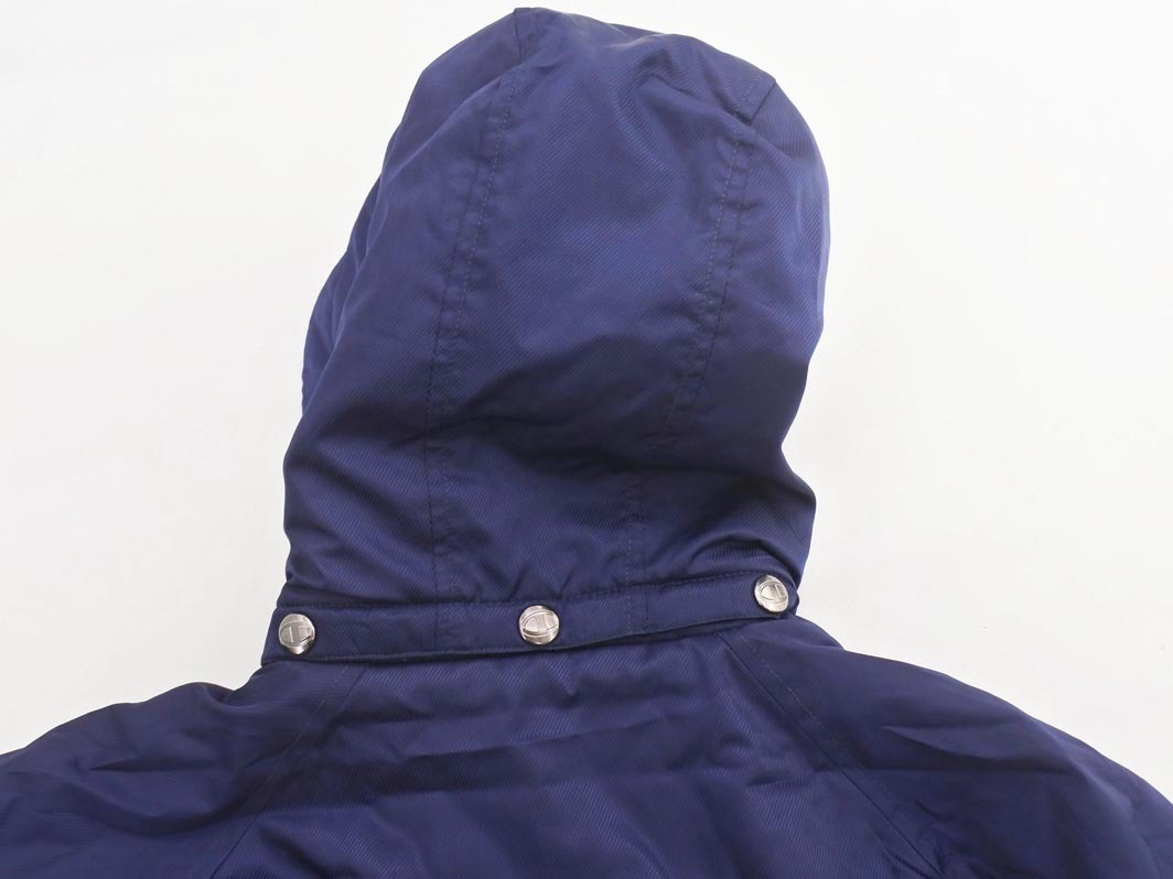 Champion チャンピオン 2WAY 中綿 ロゴ ベンチ コート 150cm 紺 ◆■ ☆ ejd0 子供服