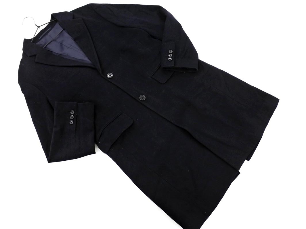 URBAN RESEARCH アーバンリサーチ ウール混 チェスター コート sizeS/濃紺 ◇■ ☆ ejd0 メンズ