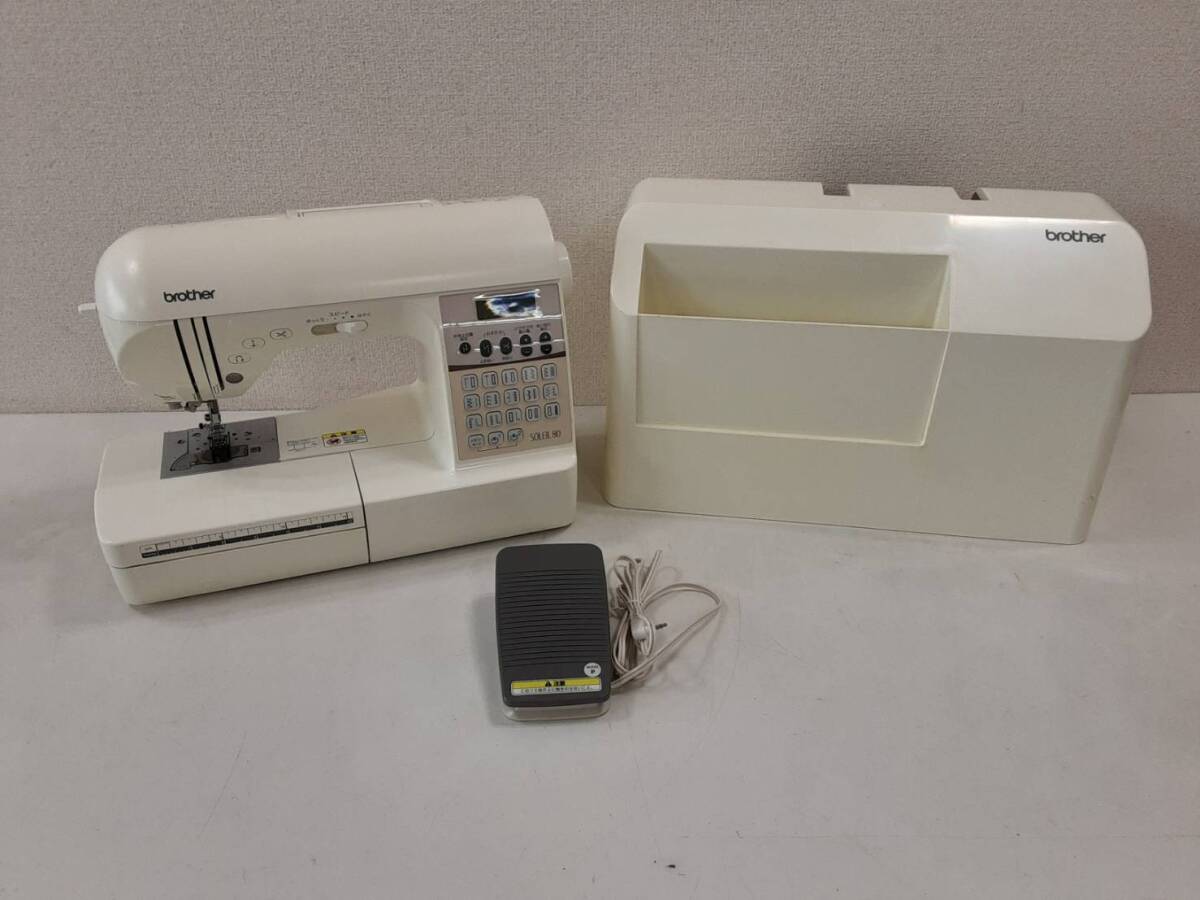 【LA-0693 し】 CPS77 SOLEIL 80 ブラザー コンピューターミシン