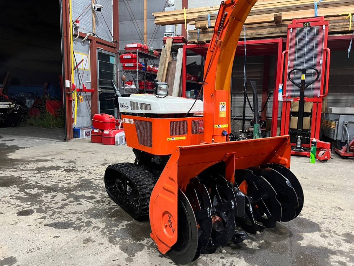 除雪機☆KUBOTA/クボタ☆K9010F☆HST☆サイドクラッチ☆電動シューター☆動作確認済み☆格安現状出品☆北海道から♪