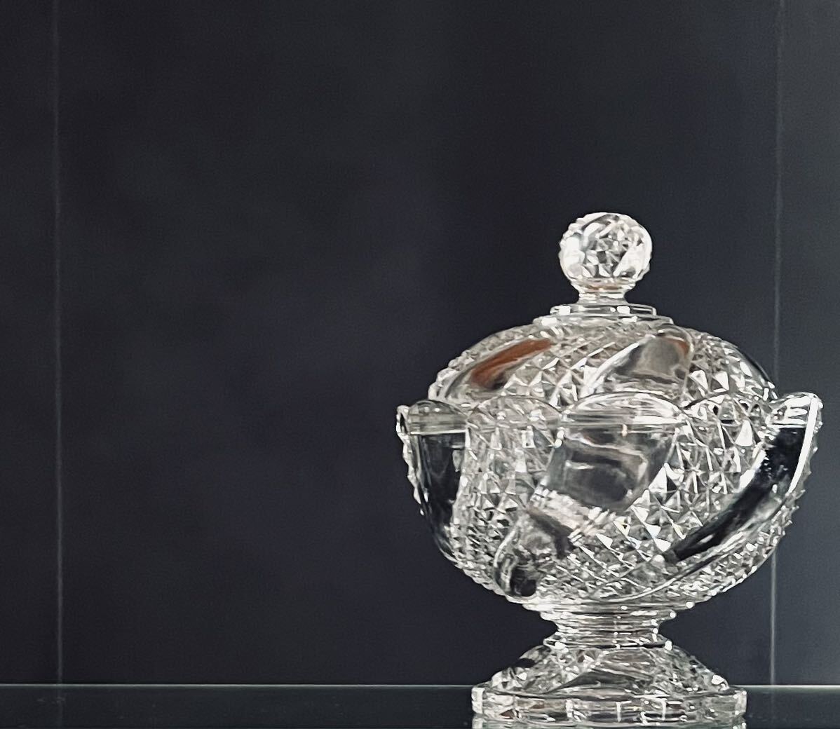 Baccarat バカラ/※美品 大型サイズ 蓋物 1890年 セルポン Baccarat バカラ/※美品 大型サイズ 蓋物 1890年 セルポン