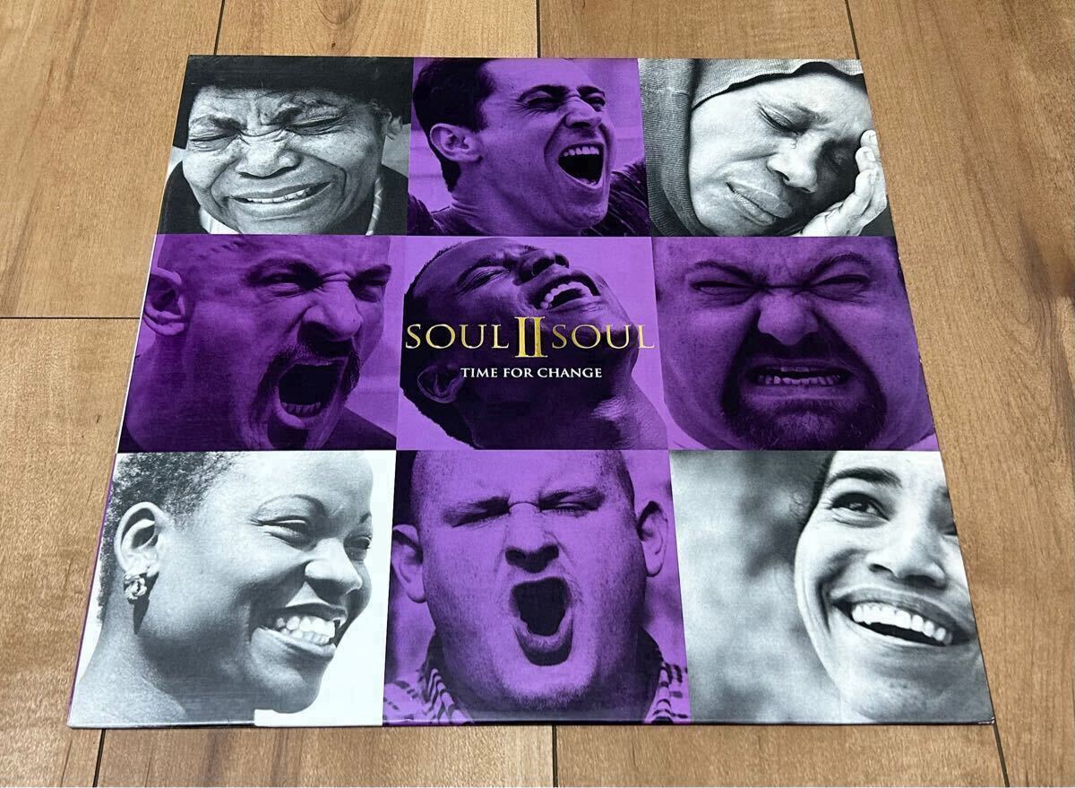 希少 Soul II Soul / Time For Change LP UK SOUL / R&B / Ground Beat 中古品