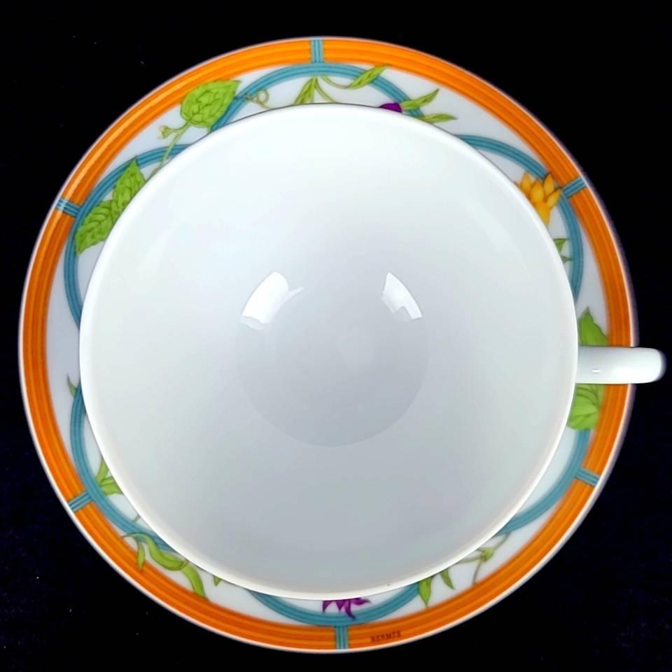 良品 エルメス HERMES シエスタアイランド ターコイズ カップ 良品 エルメス HERMES シエスタアイランド ターコイズ カップ