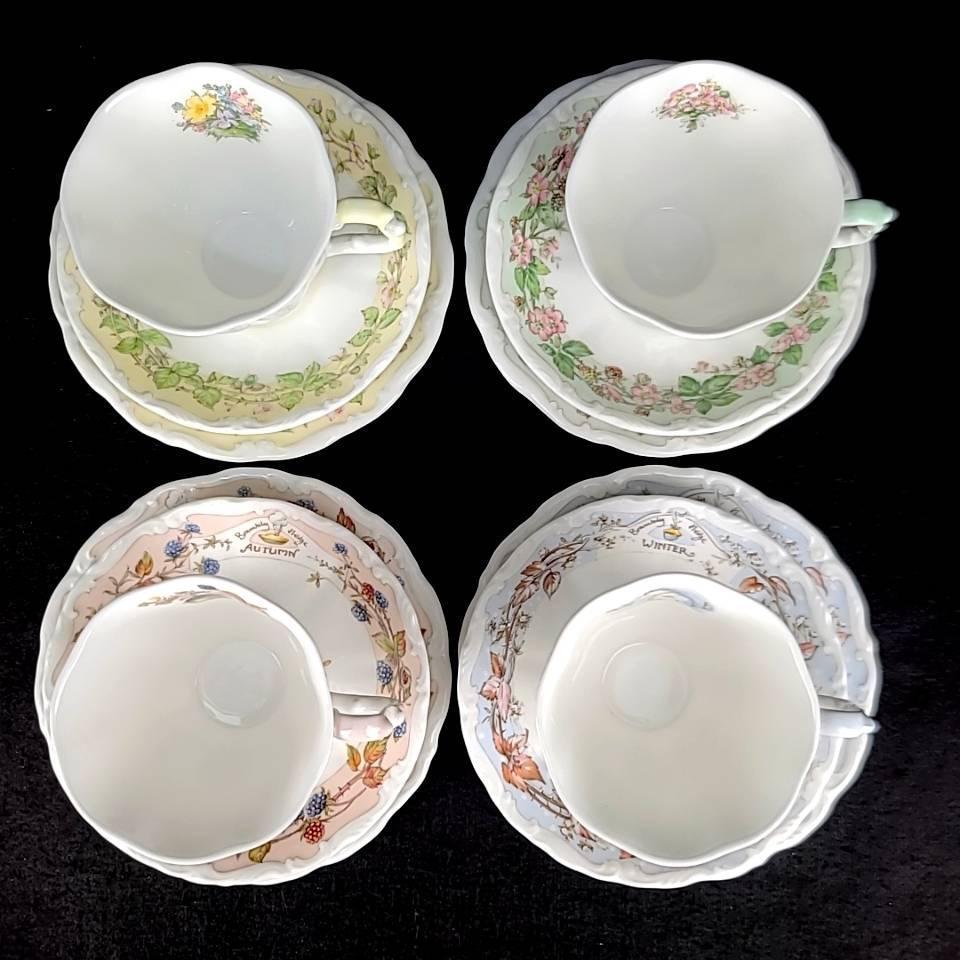 美品 ロイヤルドルトン ブランブリーヘッジ 四季 美品 ロイヤルドルトン ブランブリーヘッジ 四季