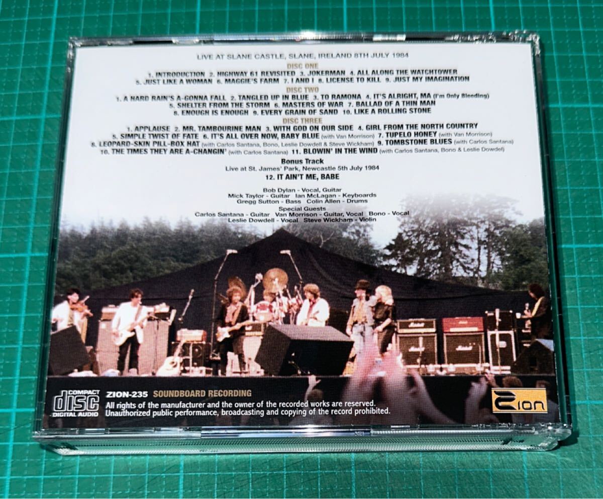 BOB DYLAN SLANE 1984 SOUNDBOARD