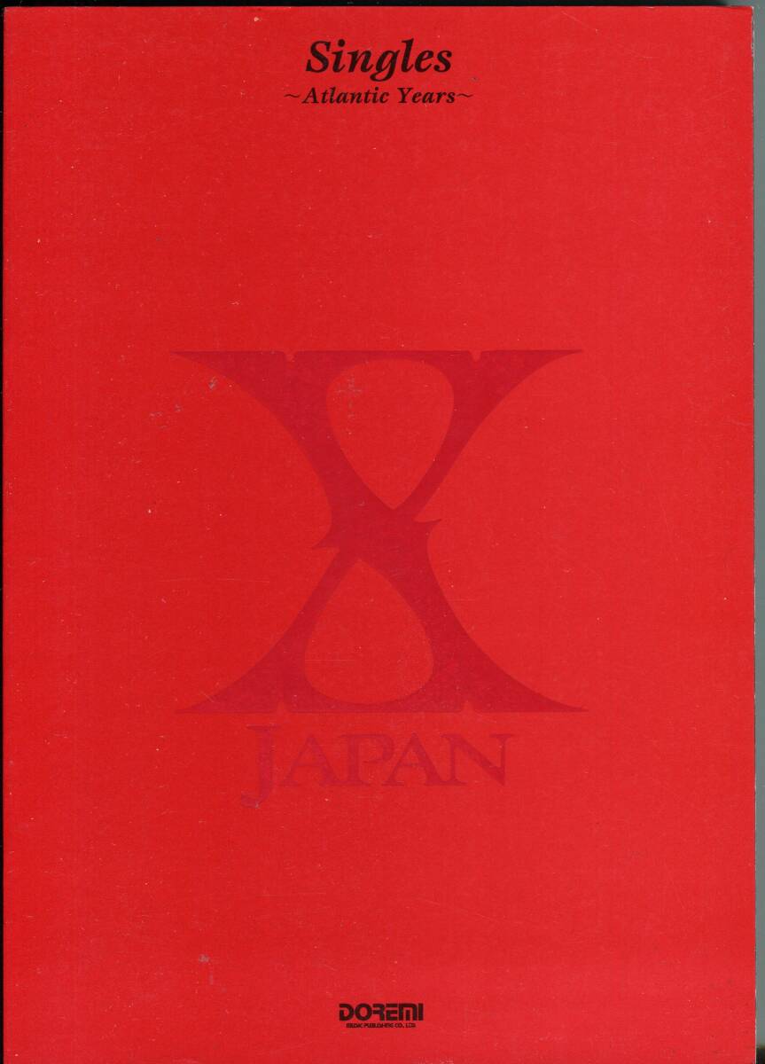 X JAPAN - ATLANTIC YEARS 絶版バンドスコア Teats , Rusty Nail , Longing , Week End , DAHLIA , SCARS , White Poem I , FOrever Love