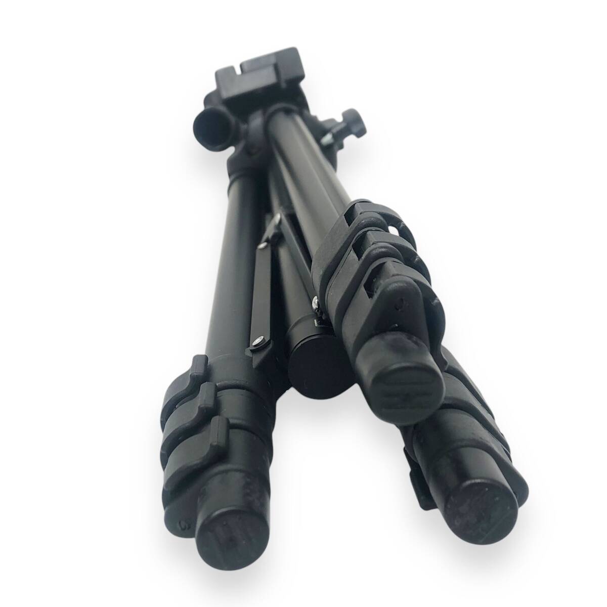 24Y740 ジ2 三腳 高さ40～130cm 水平器付 ケース付 カメラ ビデオ 撮影 機(jī)材 中古品 