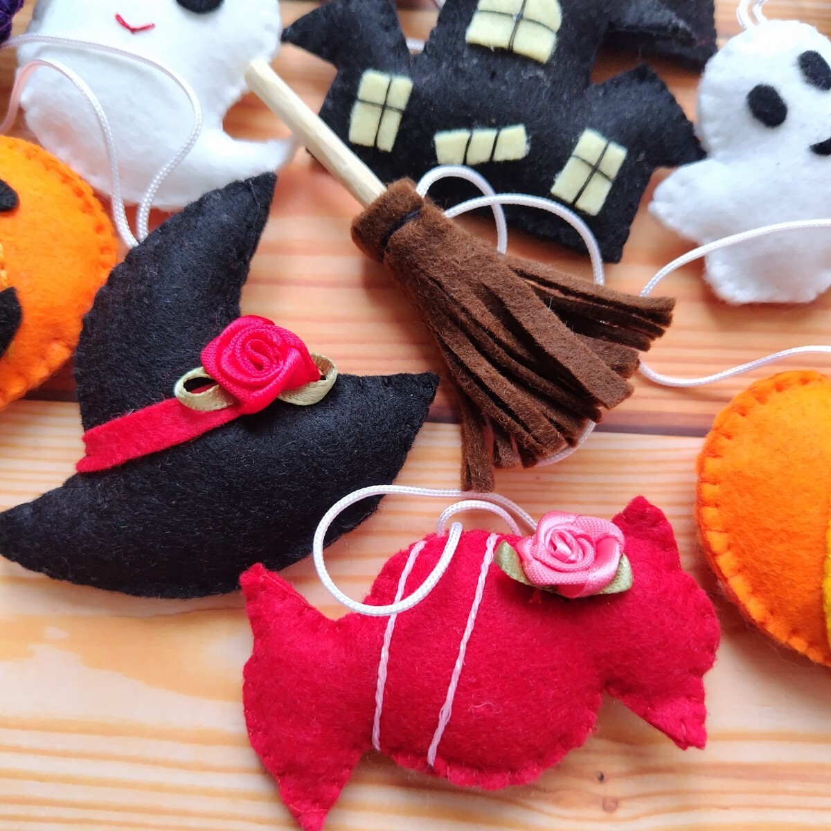 ハンドメイド フェルト ハロウィン オーナメント マスコット ハンドメイド フェルト ハロウィン オーナメント マスコット