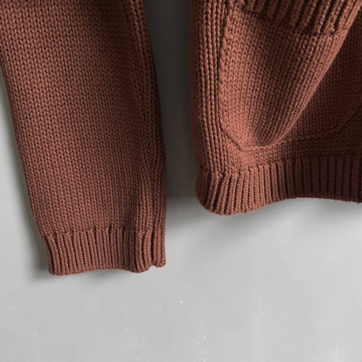 SEZANE セザンヌ バルキークルーネックカーディガン ブラウン SEZANE セザンヌ バルキークルーネックカーディガン ブラウン